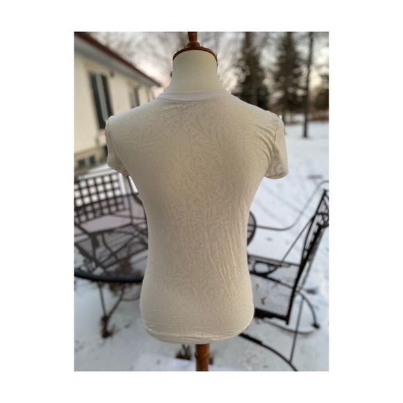 Y2K Hurley Burnout Tee Shirt Thrashed Skull Sz S - Picture 4 of 8